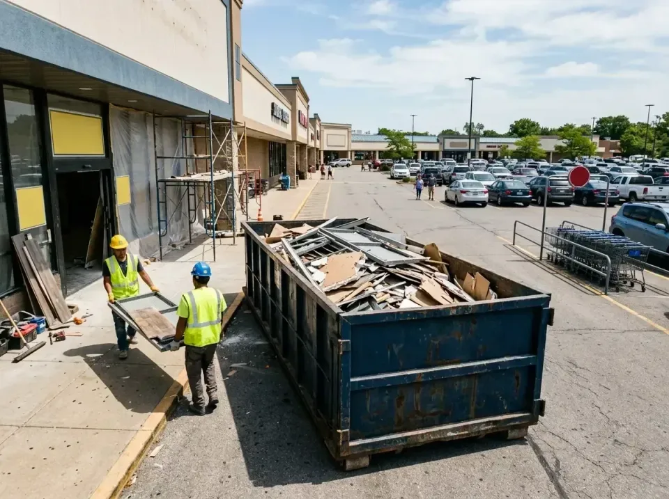 retail-store-renovation-debris-003 — frequently asked questions, Roll-off Dumpster Rentals in Breese, IL